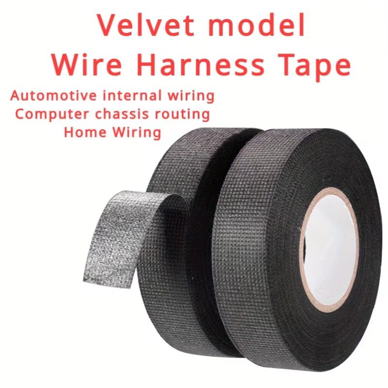 Automotive Wiring Harness Flannel Tape Insulating Tape Thickened High Viscosity Electronic Wire Automotive High Temperature