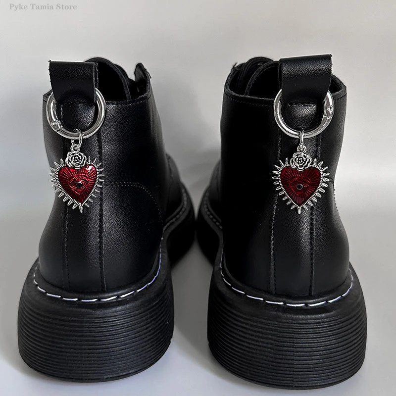 silver heart-2pcs