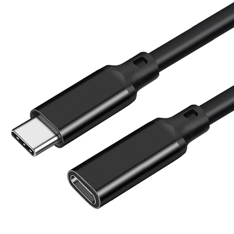 USB C Extension Cable Male to Female Type C USB3.2 Gen2 10Gbps 100W Fast Charging Extender Cord for MacBook Pro Samsung Xiaomi