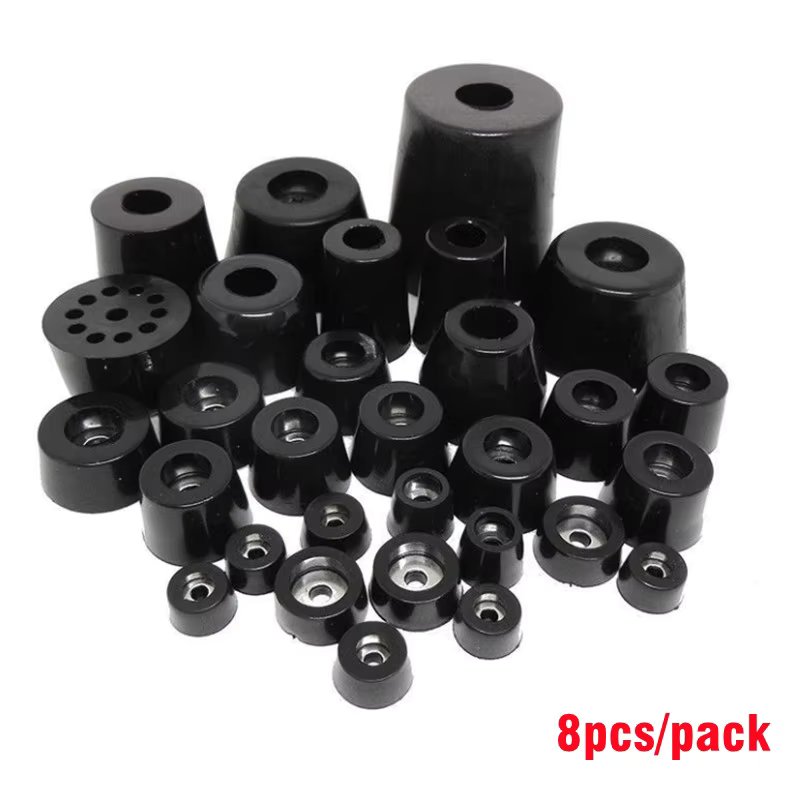 8Pcs Cutting Board Rubber Feet Chair Floor Protector Non-slip Furniture Feet Table Leg Cover Cabinet Bottom Pads Funiture Legs