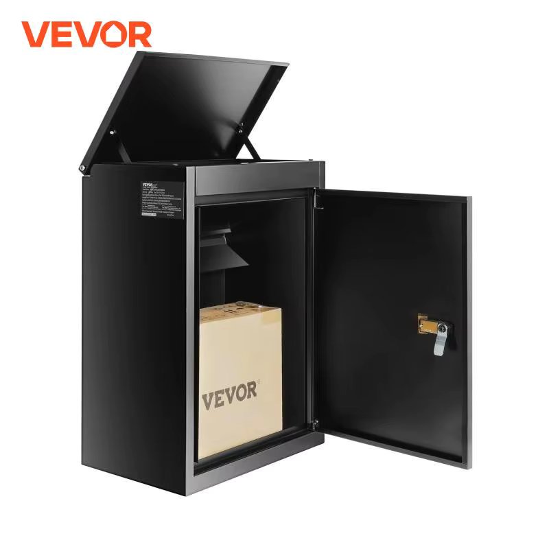 VEVOR Package Delivery Boxes Galvanized Steel Wall Mount Waterproof Mailbox with Coded Lock Anti Theft Baffle for Porch Curbside