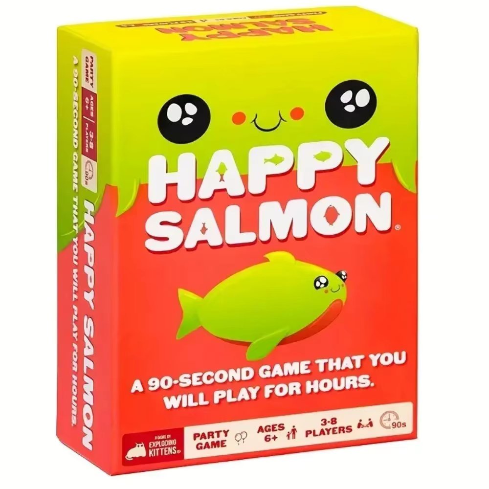 Board Game Happy Salmon Family Reunion Game Cards (English version)