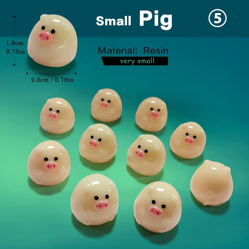 10pcs Fat Pig