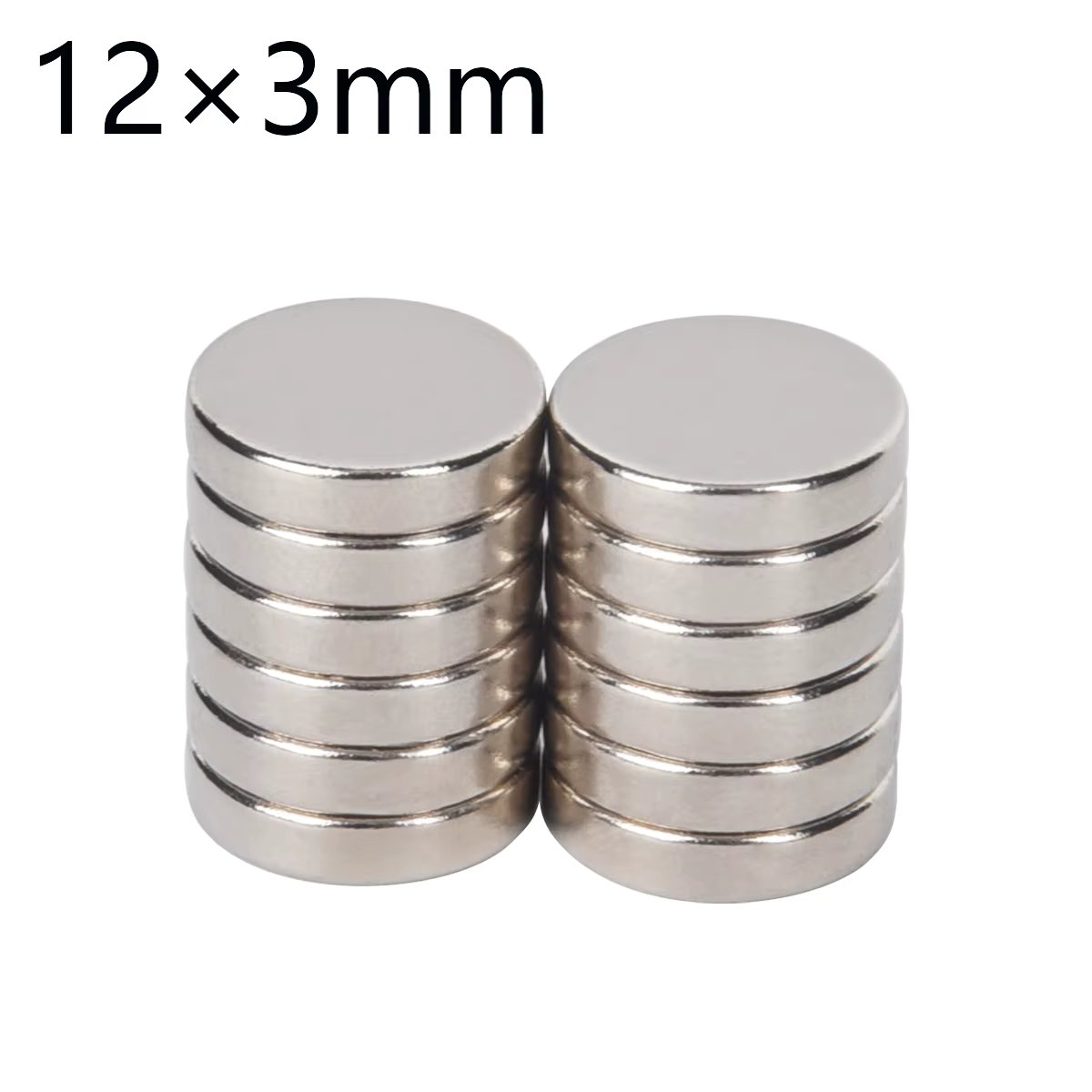 Round 12x3mm Rare Earth Magnets Super Strong Magnetic Attachment Refrigerator Neodymium Magnet for Crafts DIY Small Discs 12*3mm