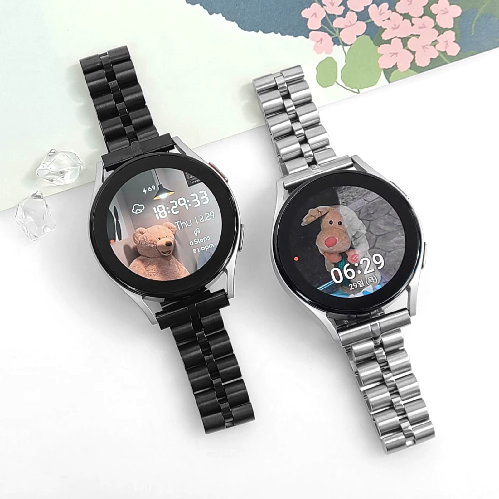 Entertainment Con Galaxy Watch 7 6 5 4 Slim-line Jubilee Metal Band