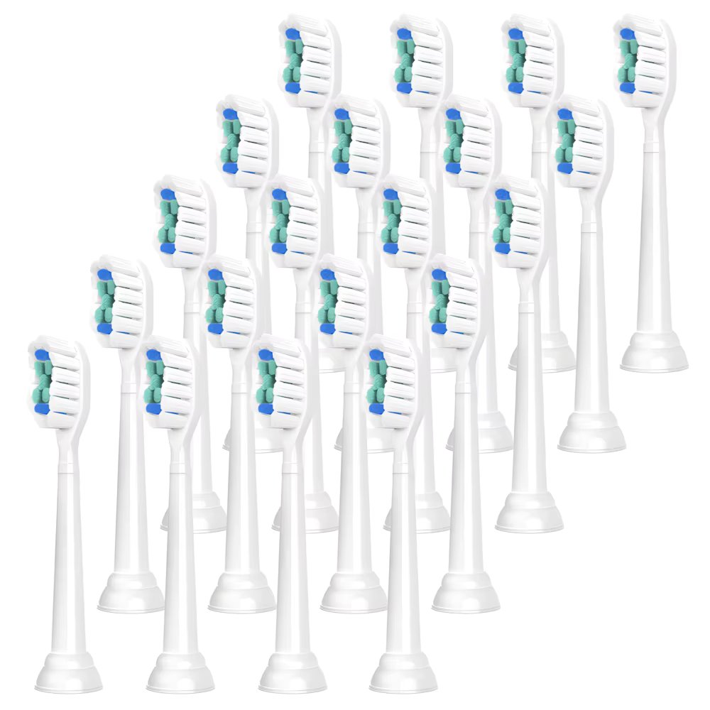 Replacement Toothbrush Heads Compatible with Philips Sonicare Electric Toothbrush Brush Head 1100 2100 4100 5100 5300 6100 7500