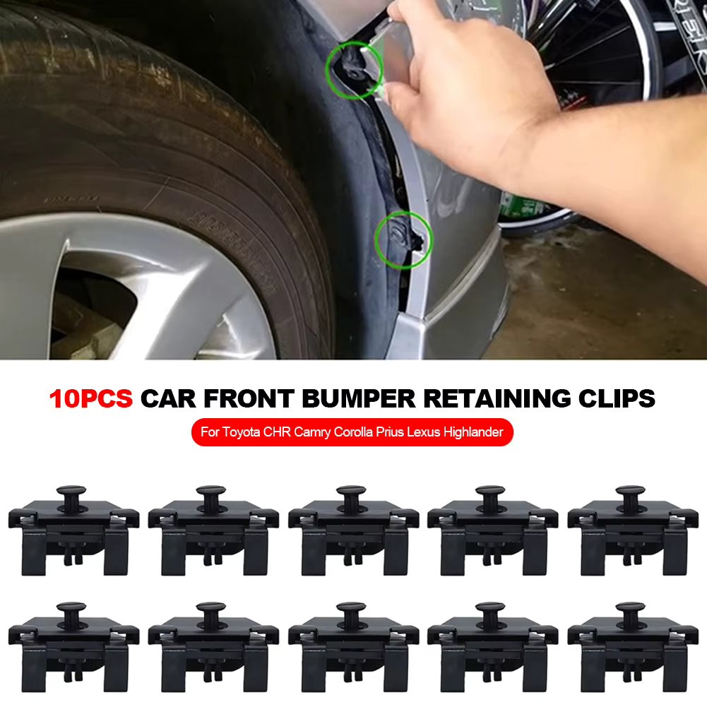 10X Car Front Bumper Retaining Clips Fender Retainer Fasteners For Toyota Chr Camry Corolla Prius Lexus Highlander Reiz камри 40