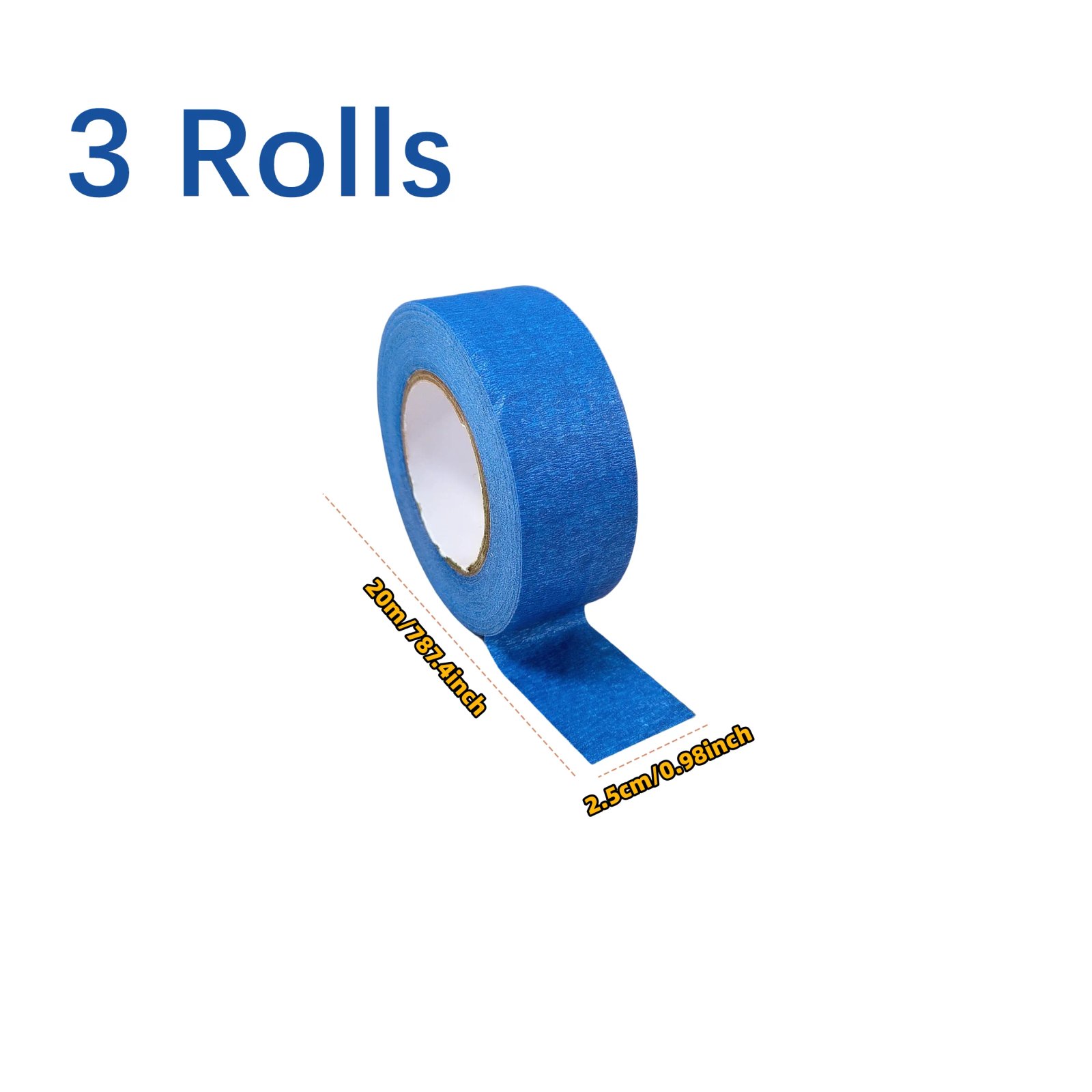2.5cmX20m-3Rolls