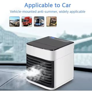 Mini Ar Condicionado  2.0  E  3.0  Portátil Arctic Air Cooler Umidificador Climatizador Luz Led USB / Ar puro 110V / 220V
