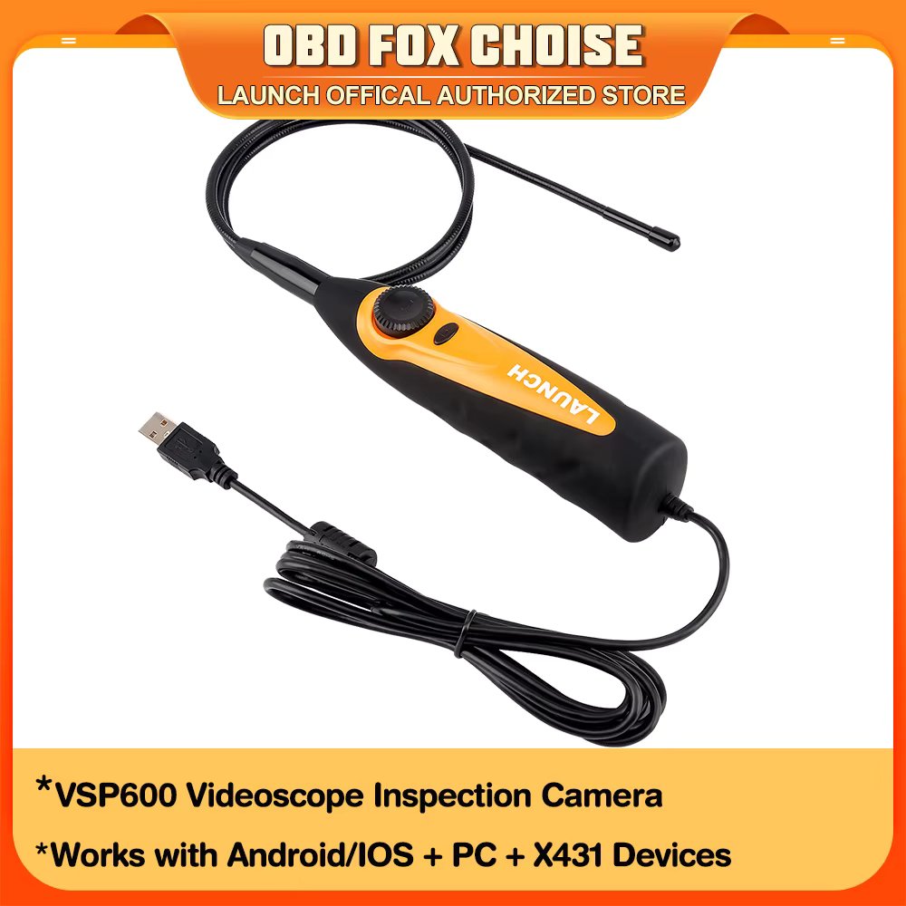 Launch VSP-600 Inspection Camera Videoscope 5.5MM VSP600 Borescope For Viewing&Capturing Video&Images of Hard-to-reach for x431