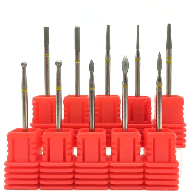 1pcs diamond nail drill bits exfoliating sanding head for thin skin nail polishing head bits nail machine curticle remove tools