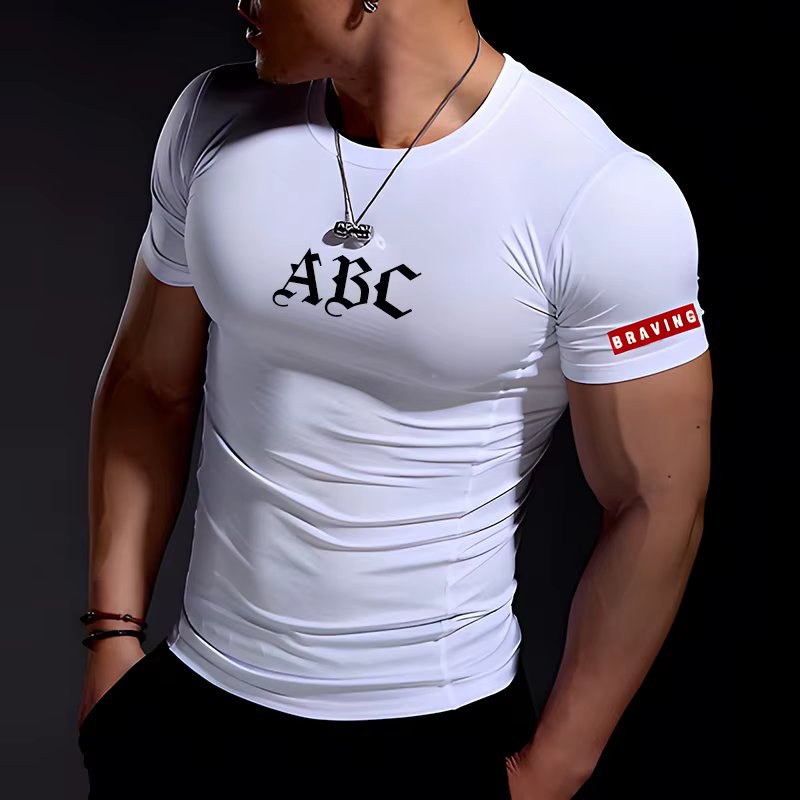 T-Shirt for Men Gym T shirts Man Top Woman Trending Products Sportswear Quick-Drying Breathable T Shirt Casual Short Sleeve Tee
