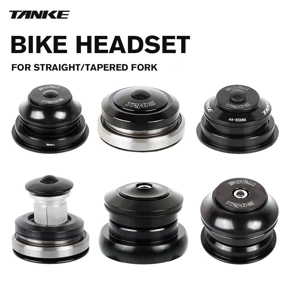 TANKE-MTB Mountain Bike Bowl Group, Aluminum Alloy Headset,Tapered Straight Fork Bearing,44-52mm,55mm,56mm,11/8 ",11/2",28.6mm