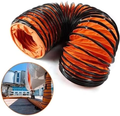 Warmluftschlauch-5M Tragbarer Hochleistungs Lufttransportschlauch Spiralschlauch Lüftungsschlauch 200/300mm 12 Zoll 300mm