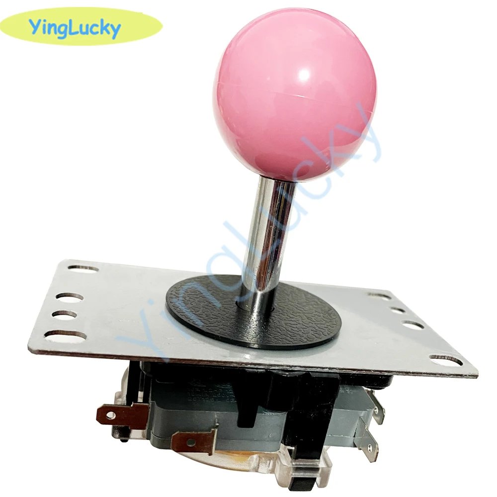 With a pink ball
