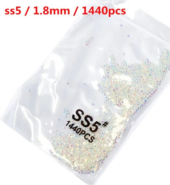Clear AB SS5 1440pcs