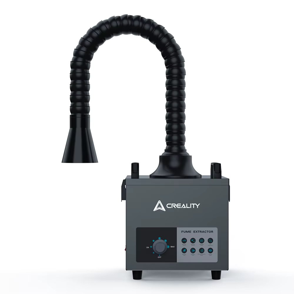 Creality Fume Extractor 100W Mini Desktop Smoke Absorber Remover Strong Suction with  3 Stage Filter for Laser 3D Printers