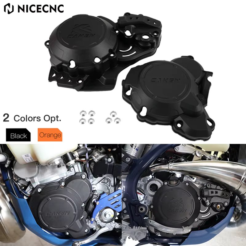 NICECNC For 2020-2023 KTM EXC 300 250 TPi XC XCW 300 250 SX Husqvarna TE300i Motorcycle Clutch Protector Ignition Guard Cover