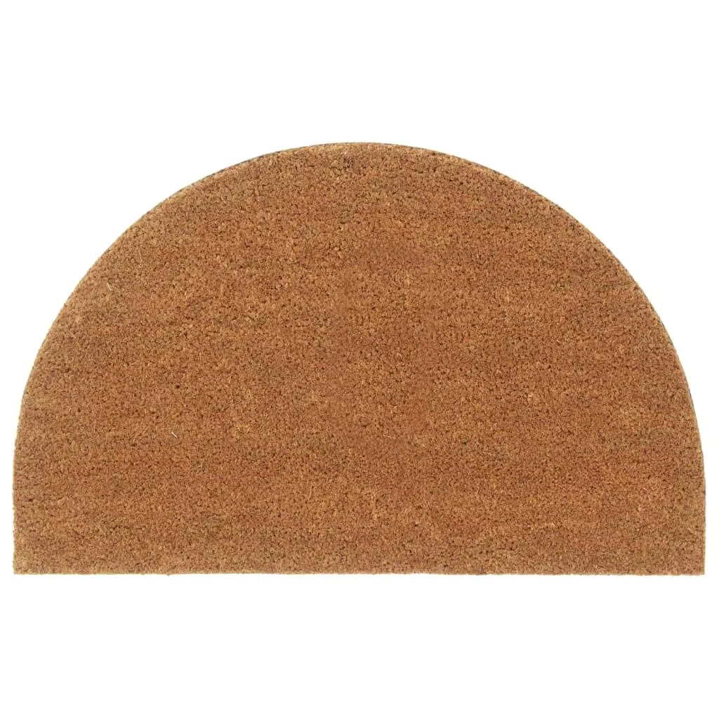 50x80 cm Half Round Natural Coir Tufted Door Mat - Durable & Stylish Entrance Rug