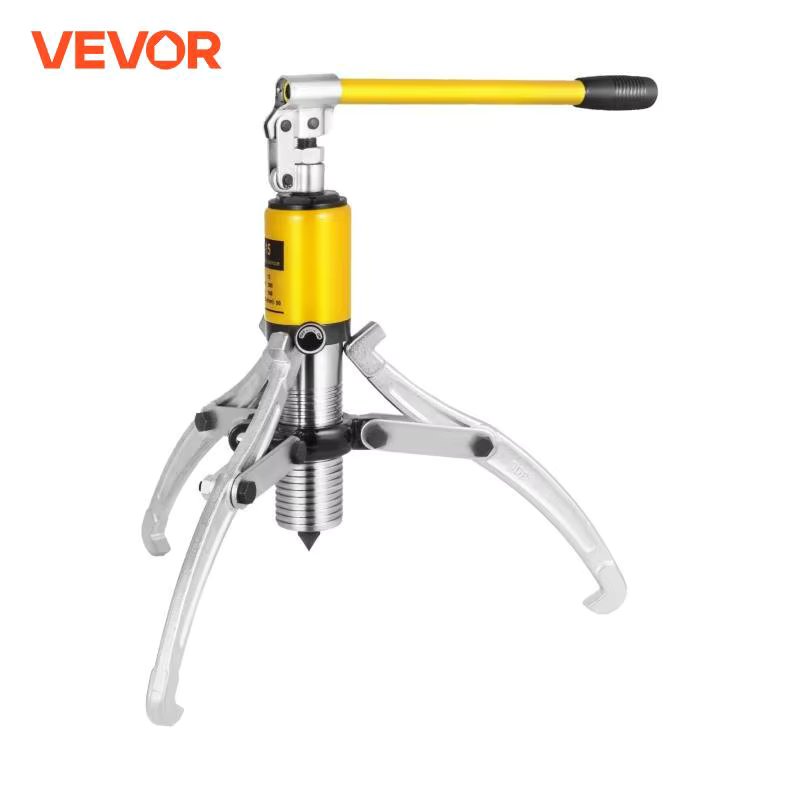 VEVOR 15 Ton Hydraulic Gear Wheel Bearing Puller Separator Tool Two & Three Adjustable Jaws With Portable Box for Repair Shop
