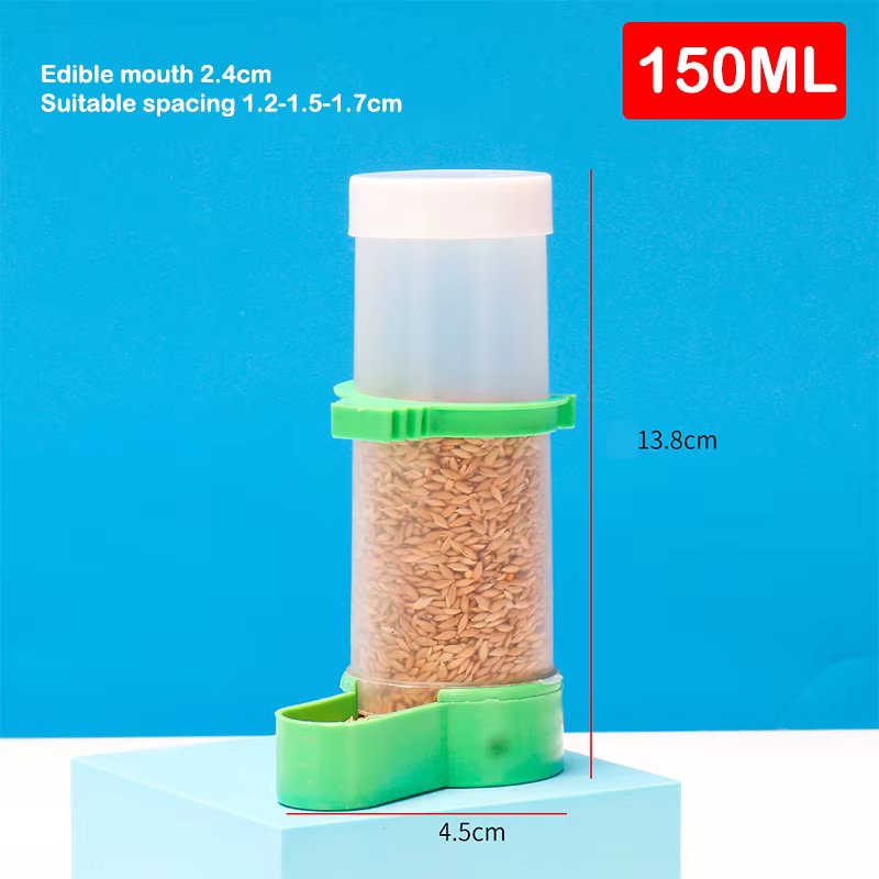High Quality 1Pc Bird Feeder Plastic Food Water Feeding Automatic Drinker Parrot Pet Dispenser Drinking Cup Bowls Parrot Cage