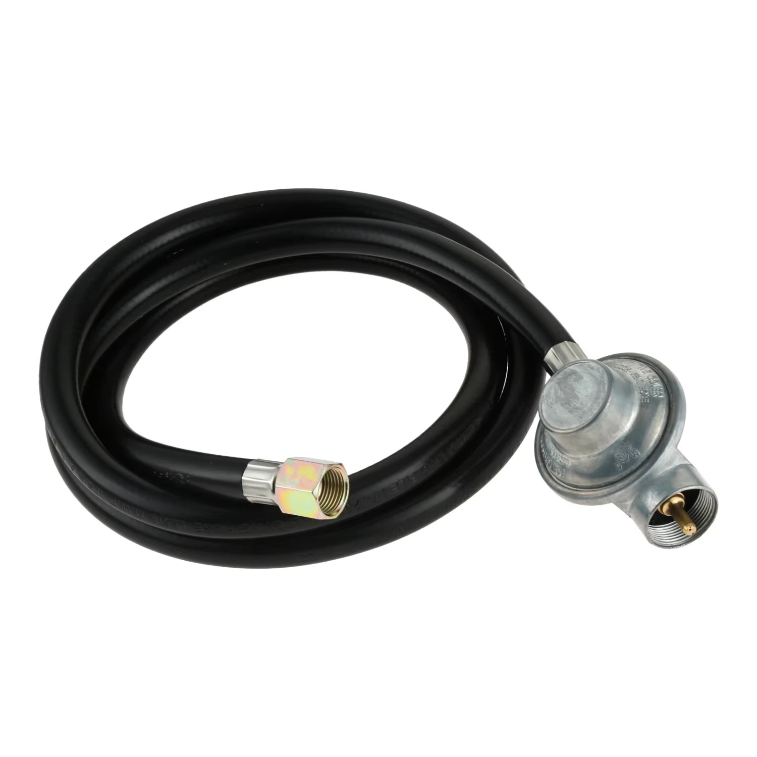 1LB Low Pressure Propane Regulator with 5FT Extension Hose,3/8" Female Flare Nut  Outdoor Camper Gas Grills Heaters BBQ Stove