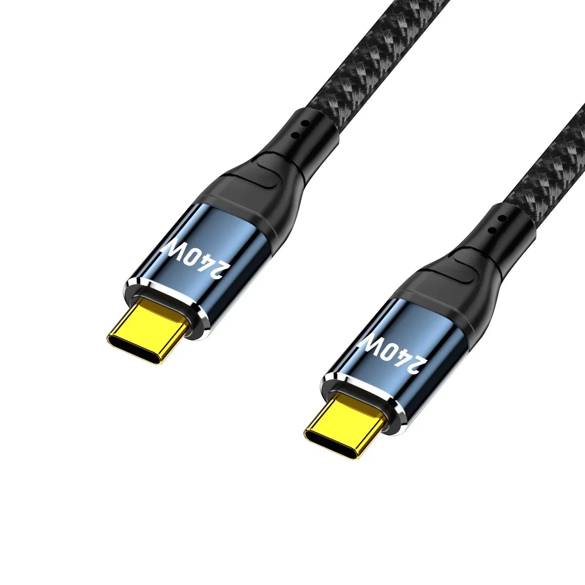 5A 240W PD Type C to USB C Charger Cable for MacBook Pro Elbow PD3.1 140W 100W QC4.0 Fast Charging Data Wire for Samsung Huawei