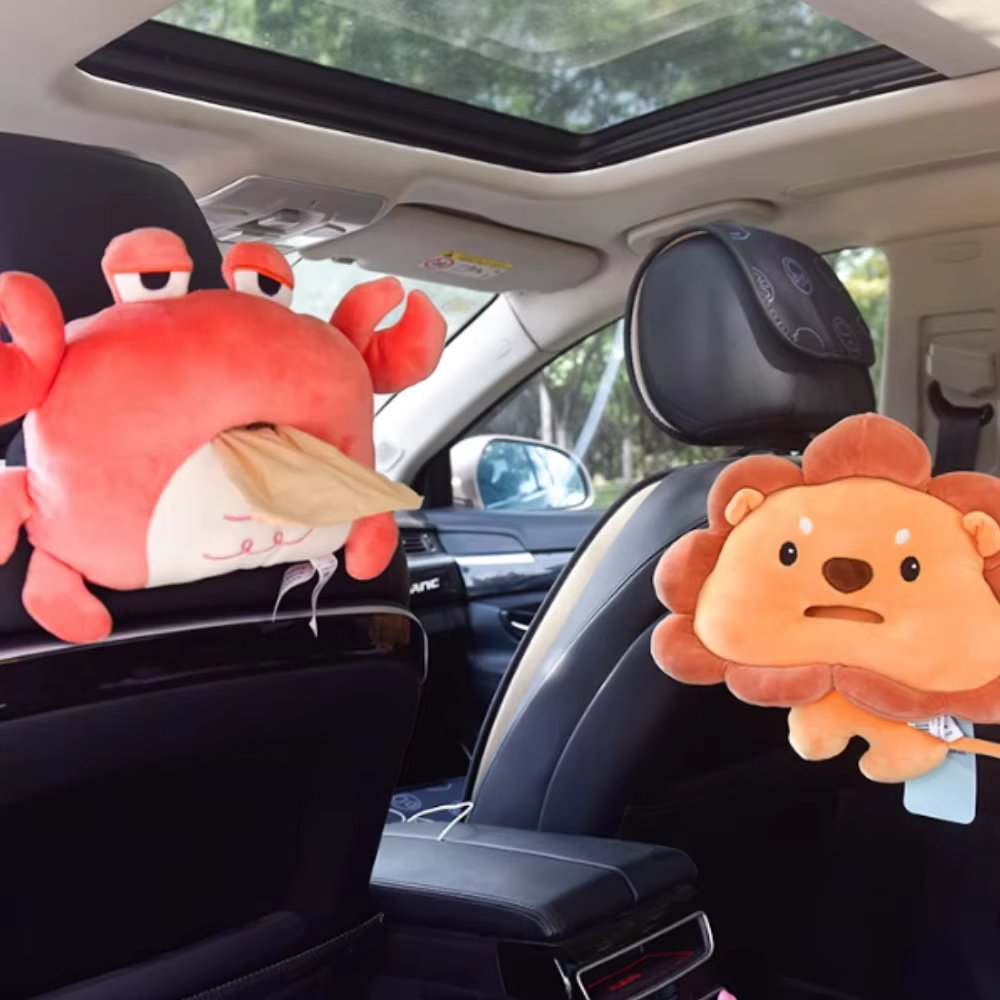 Car Car Cute Animal Tissue Box Tissue Case ac-pk2