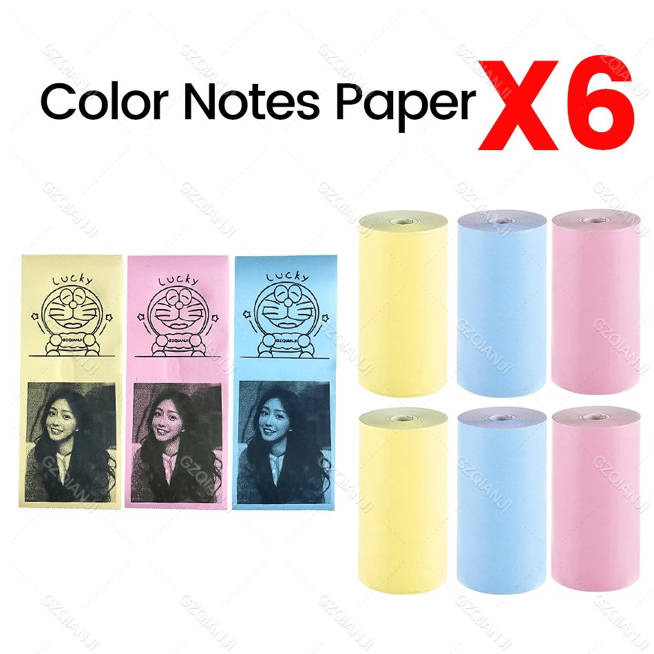 6Rolls Color Note