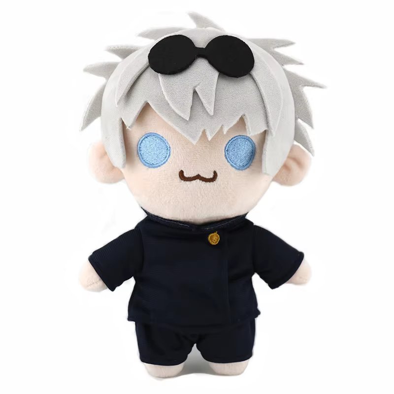 Japan Anime Jujutsu Kaisen Plush Stuffed Toys Gojo Satoru Itadori Yuji Cartoon Figure Doll Kids Birthday Gifts Kawaii Decor
