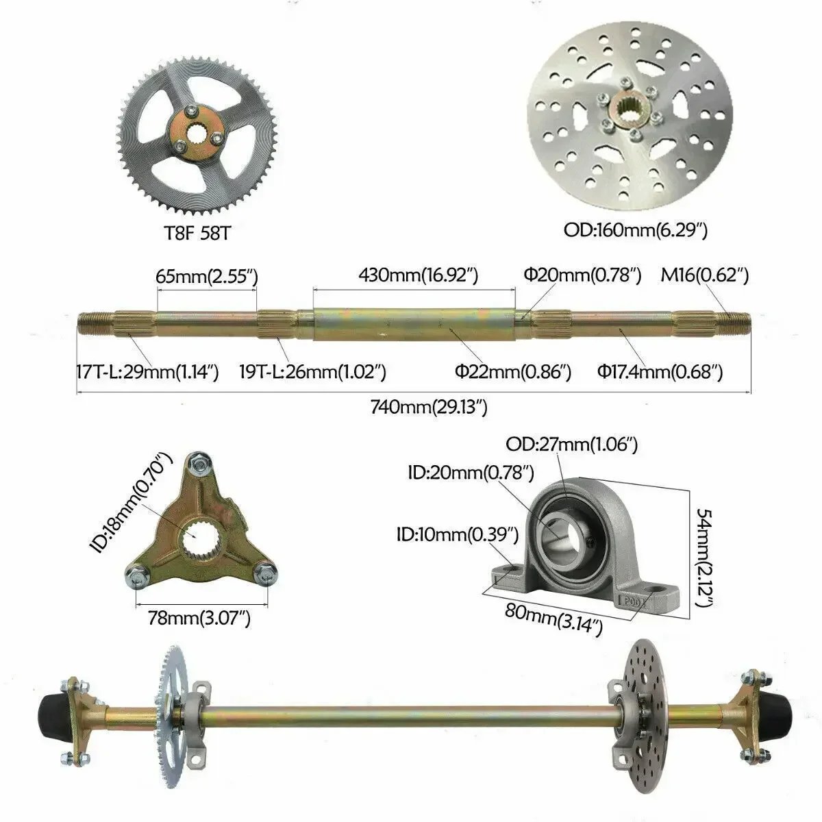 29 in.Alxe kit