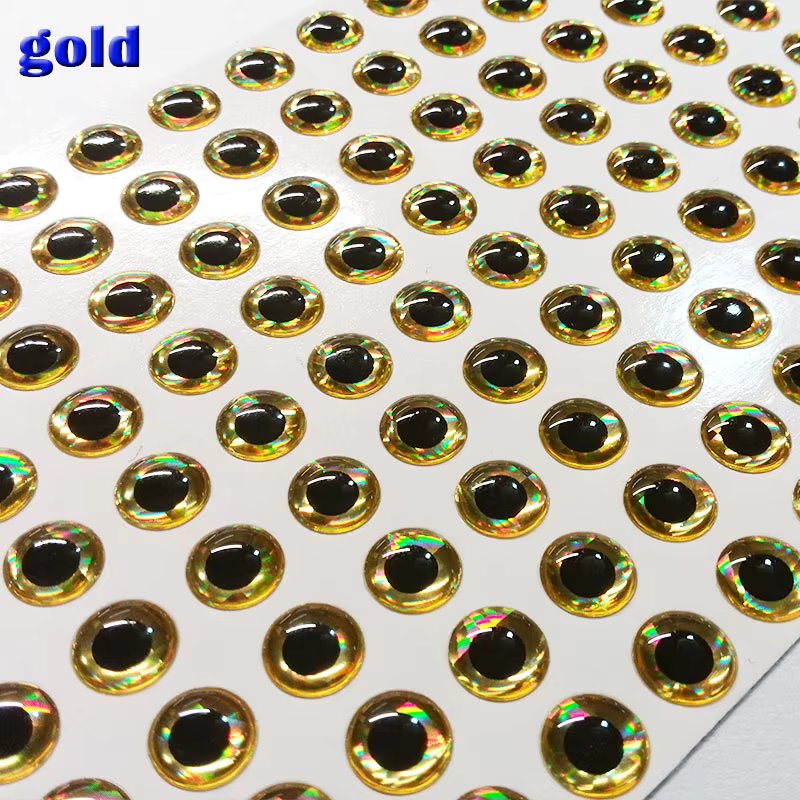 NEW  many colors fishing 3d lure eyes fish eyes 3d fish eyes 3mm-10mm  500pcs/lot