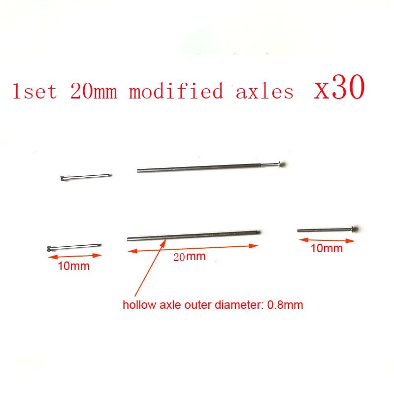 30 sets 20mm axles