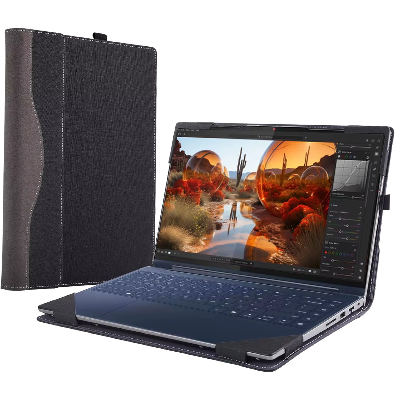 Laptop Case For Lenovo Yoga 7 2-in-1 16AHP9 16IML9 / IdeaPad Pro 5 16AHP9 16IMH9 Anti Drop Detachable Laptop Protective Case