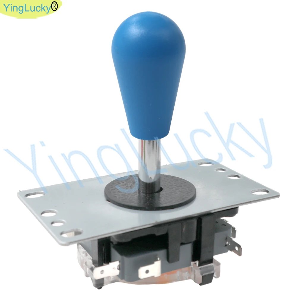 With blue oval ball