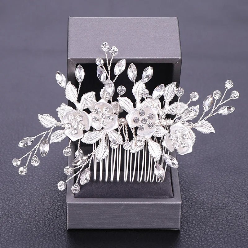 New Beautiful Bridal Hair Comb Wedding Dress Hair Accessories Clip Hairpin Women Jewelry Bride Headdress Ornament Headwear Gift