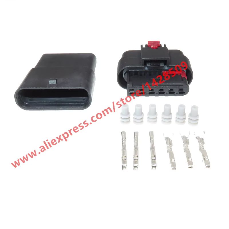 1Set 6 Pin 1924292-5 Sealed Female Male Auto Connector Use For Benz And Bmw 1-1924292 TS16949