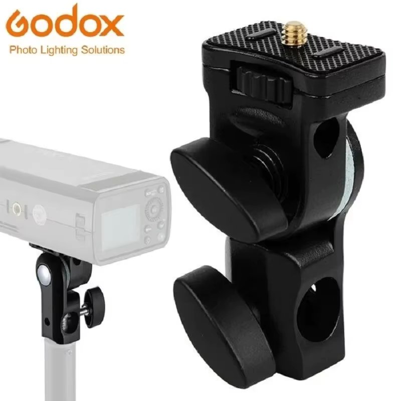 gocdox AD-E2 Metal Holder Bracket with 1/4inch Screw For AD100Pro AD200 AD200PRO AD300PRO  Speedlites Camera Accessories