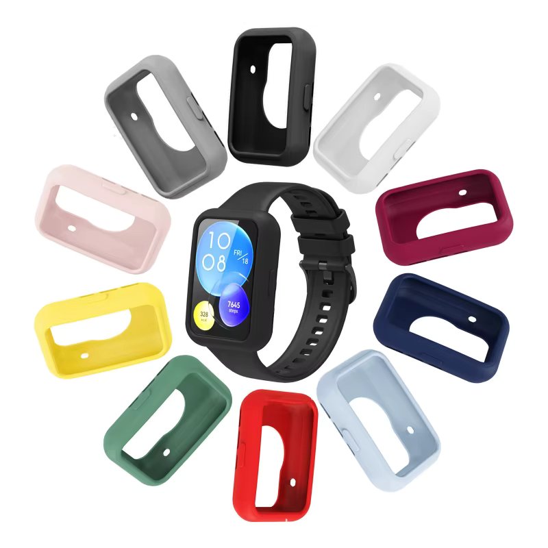 Screen Protector Case For Huawei Watch Fit 2 Smart Watch Cover  Silica gel Bumper Shell Protection Frame For Watch Fit2