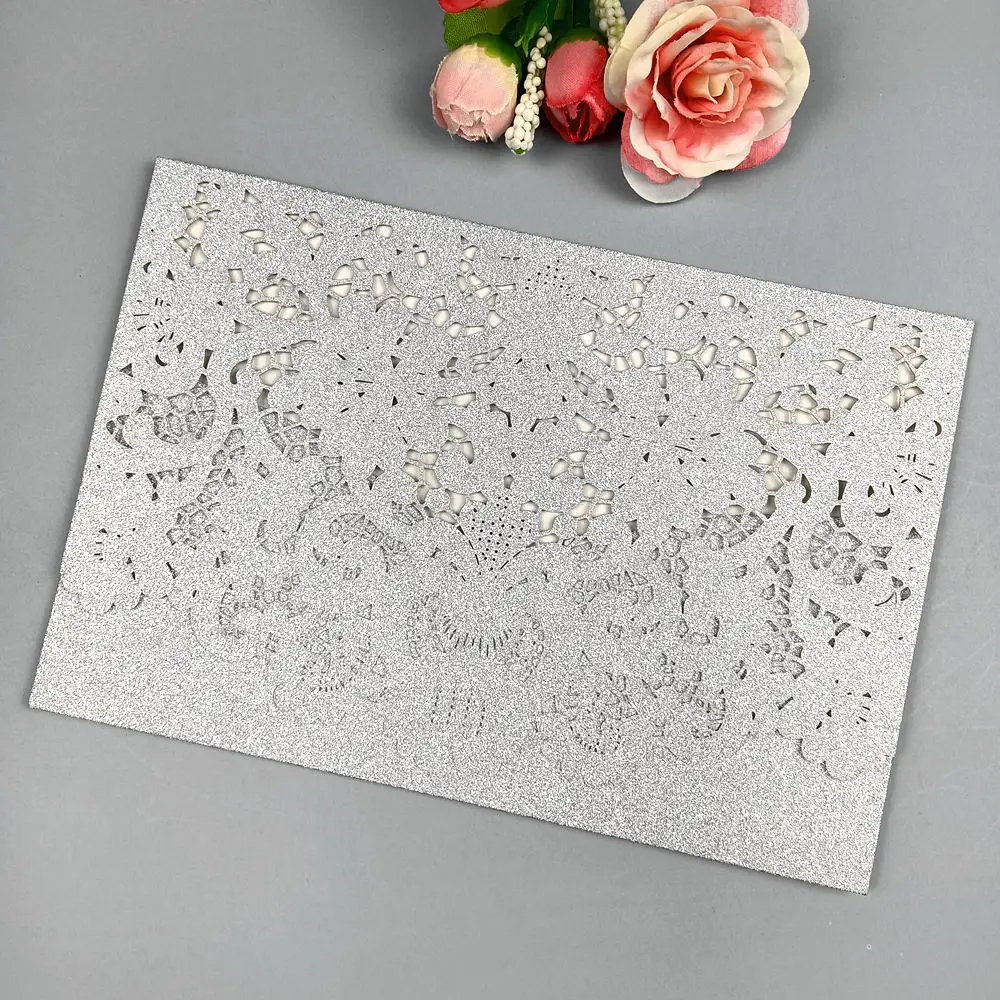 silver glitter film