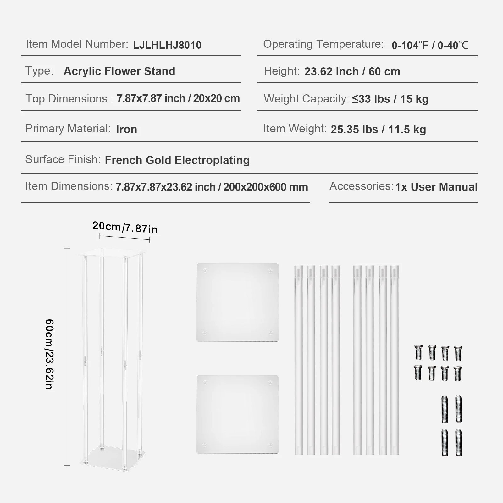 TypeA 10pcs 60cm