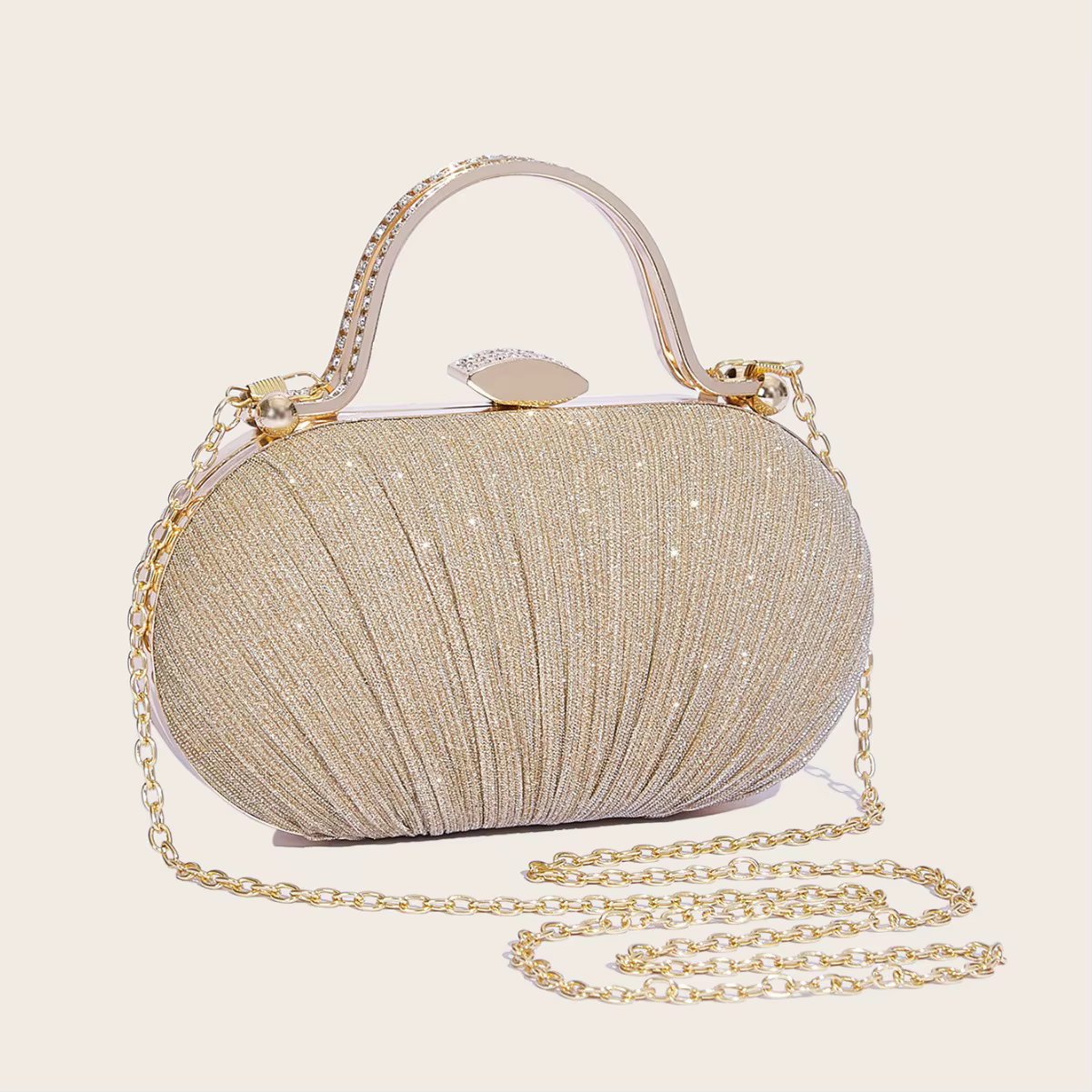 Glitter Bling Glamorous Evening Bags Mini Rhinestones Decorated Box Shaped Dinner Bags For Party Girl Women Dinner Prom Banquet