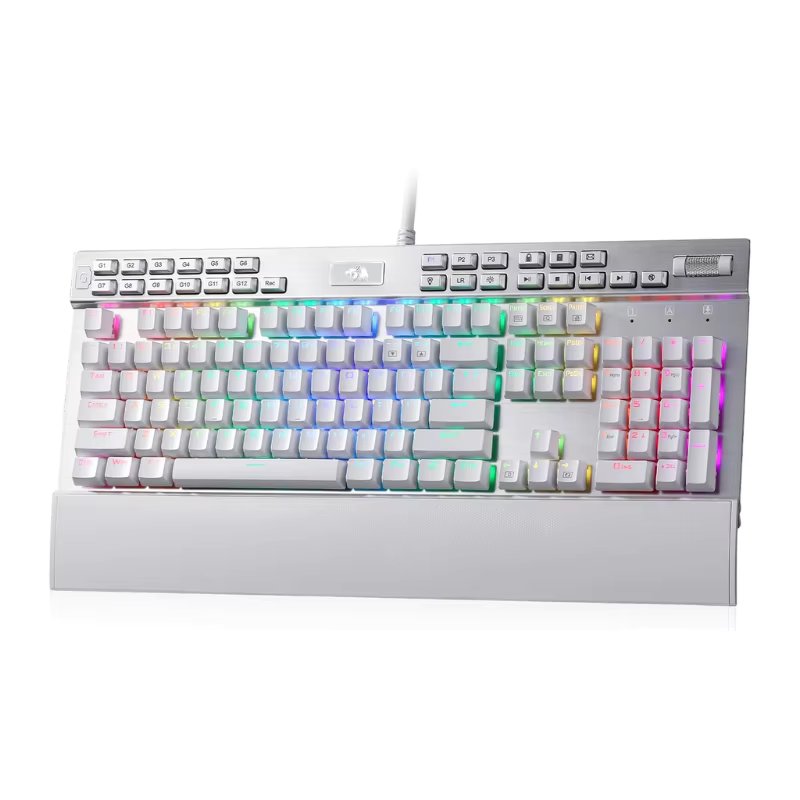 Redragon K550 RGB Gaming 104 Keys + 12 Macro G Keys Wired Mechanical & Wrist Rest Keyboard