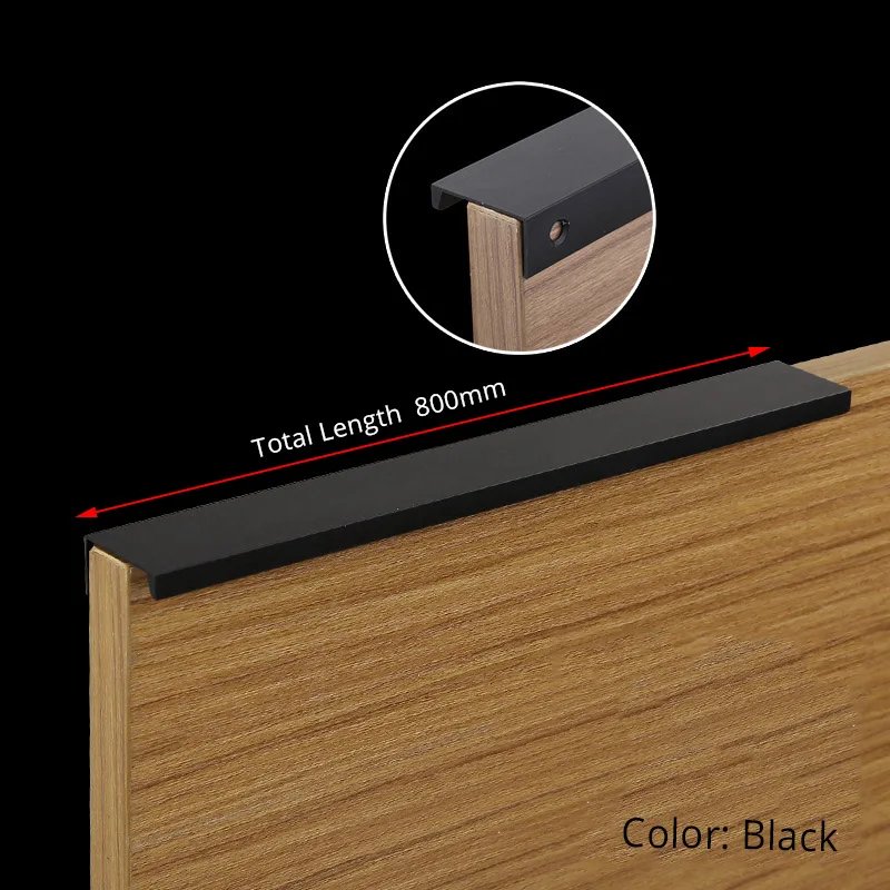 Black Length 800mm