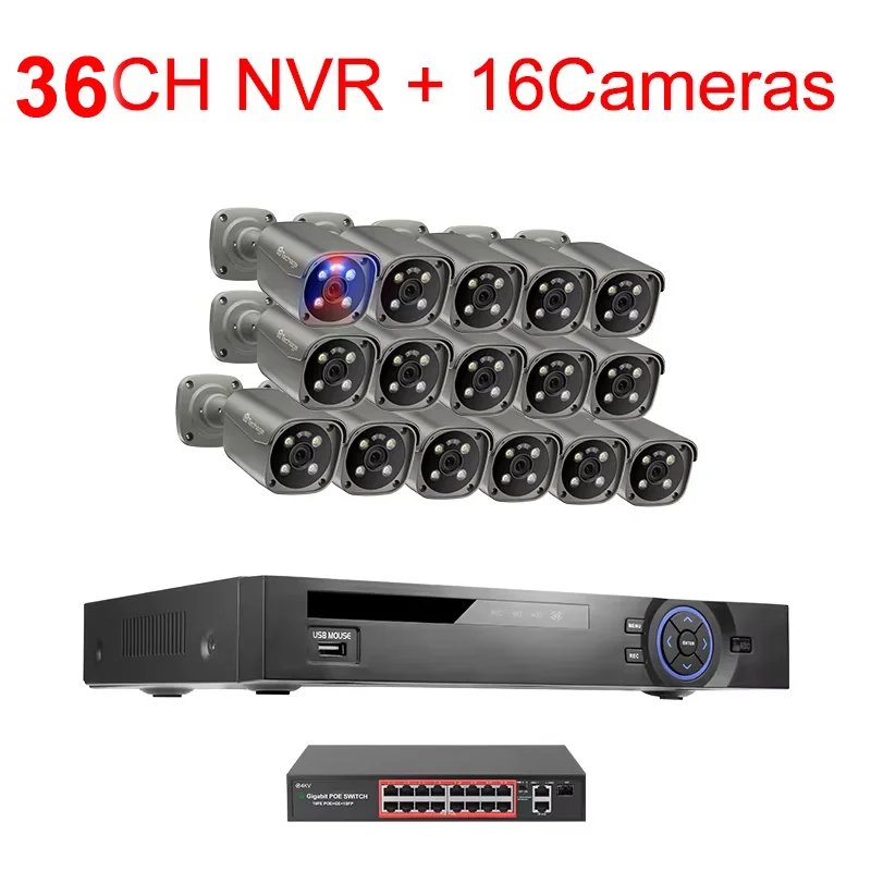 36CH NVR 16 Cameras