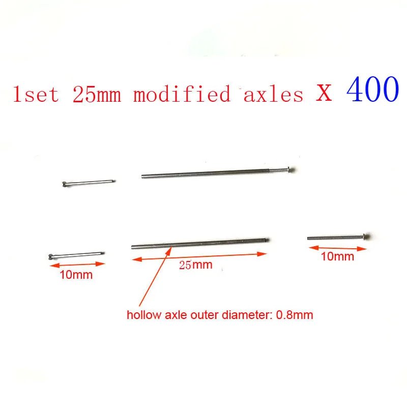 400 sets 25mm axles