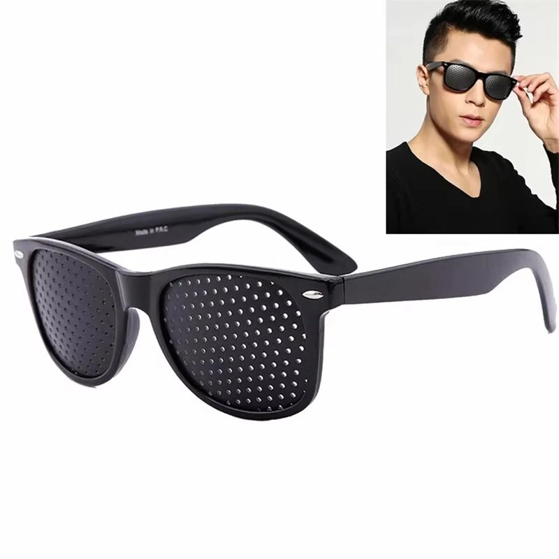 Vision Care Wearable Corrective Glasses Improver Stenopeic Pinhole Pin Hole Glasses Anti-fatigue Eye Protection Oculos De Grau