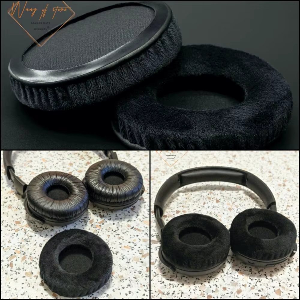 Thick Velour Velvet Ear Pads Cushion For Philips TAUH202 Headphone Perfect Quality, Not Cheap Version