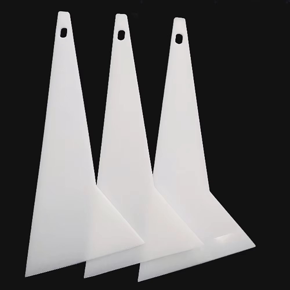 3PCS Car Wrap Tools Carbon Fiber Big Long Handle Squeegee Scraper Vinyl Car Wrapping Sticker Window Tints Tool A99