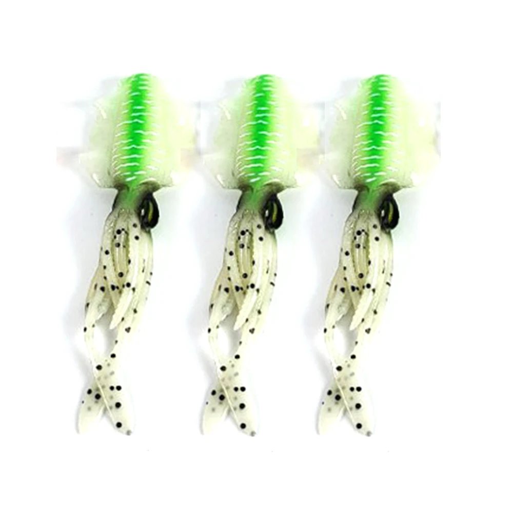 Ultimate Squid 6 Inch Green-Green (Luminous)